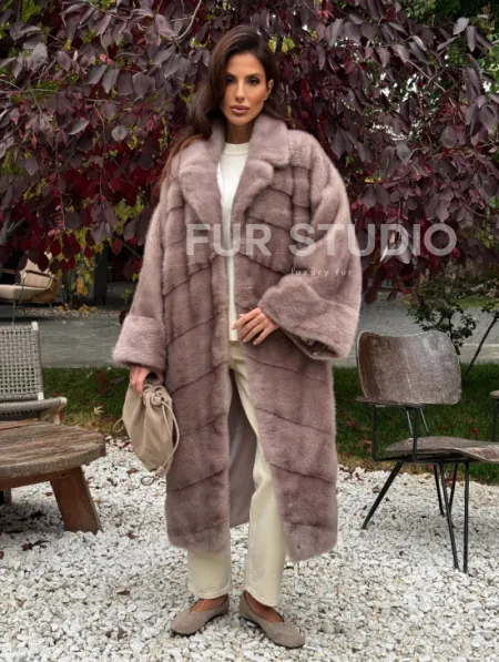 Норковая шуба (больших размеров) - фото 6