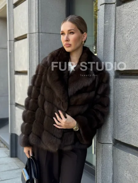 Полушубок из соболя - фото 11