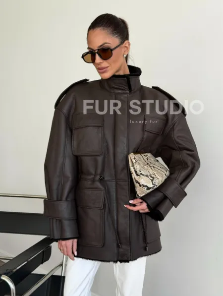 Молодёжная куртка - дублёнка - фото 10