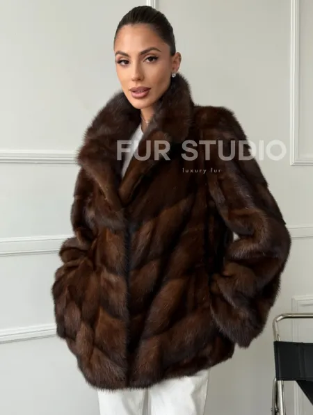 Автоледи - шуба из соболиной норки - фото 0