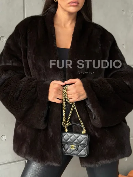 Полушубок норковый SAGA FURS - Winter 2026 - фото 1