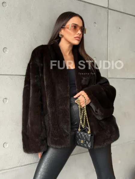 Полушубок норковый SAGA FURS - Winter 2026 - фото 9