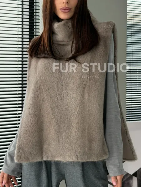 Норковая манишка «весна 2026» - фото 3