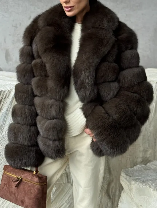 Шуба под соболя - короткая - фото 3