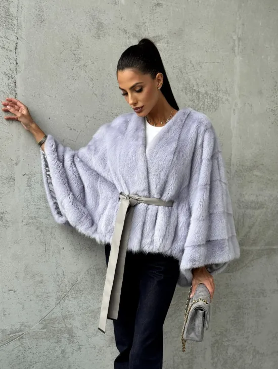 Короткая норковая шуба - фото 8