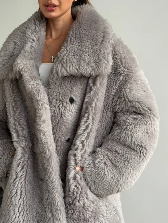 Полушубок из овчины - фото 2