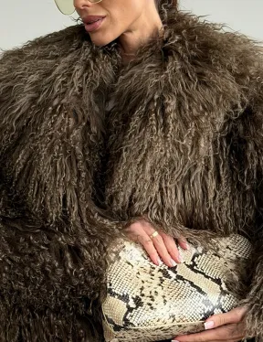 Шуба из лама - фото 1