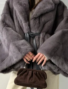 Автоледи норковая, модель -  «Летучая мышь» - фото 1