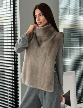 Норковая манишка «весна 2026» - фото 0